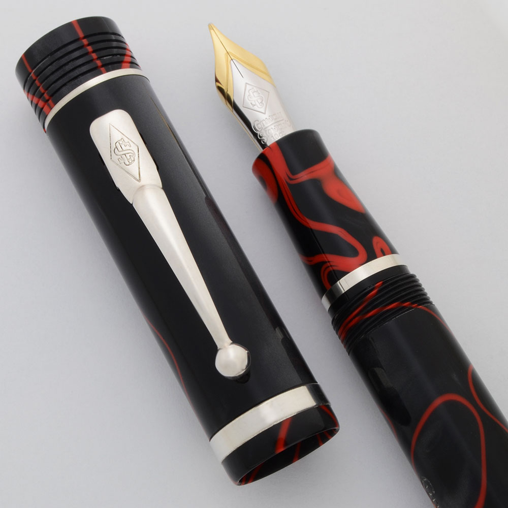 Conway Stewart Churchill LE Excalibur Fountain Pen (2014)- Red